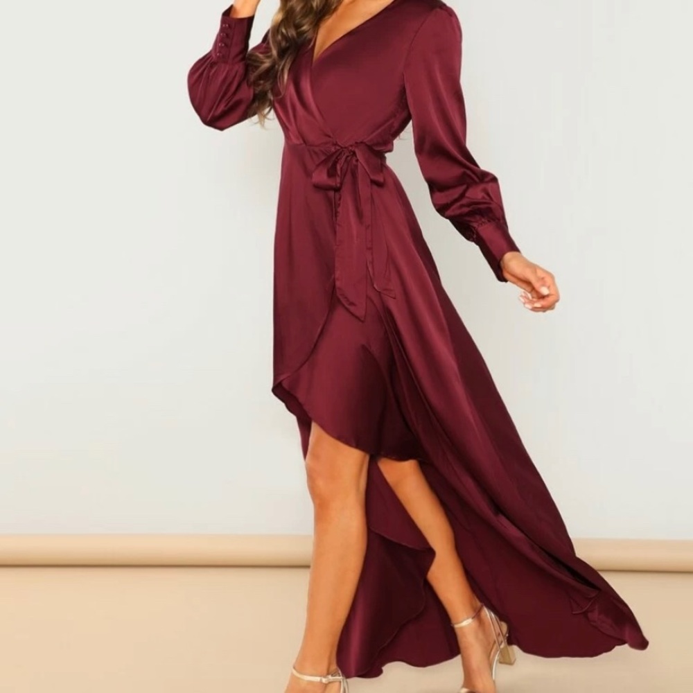 Silk Wrap Dress